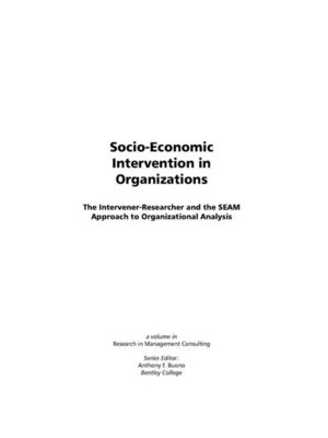 cover image of Socio-Economic Intervention in Organizations